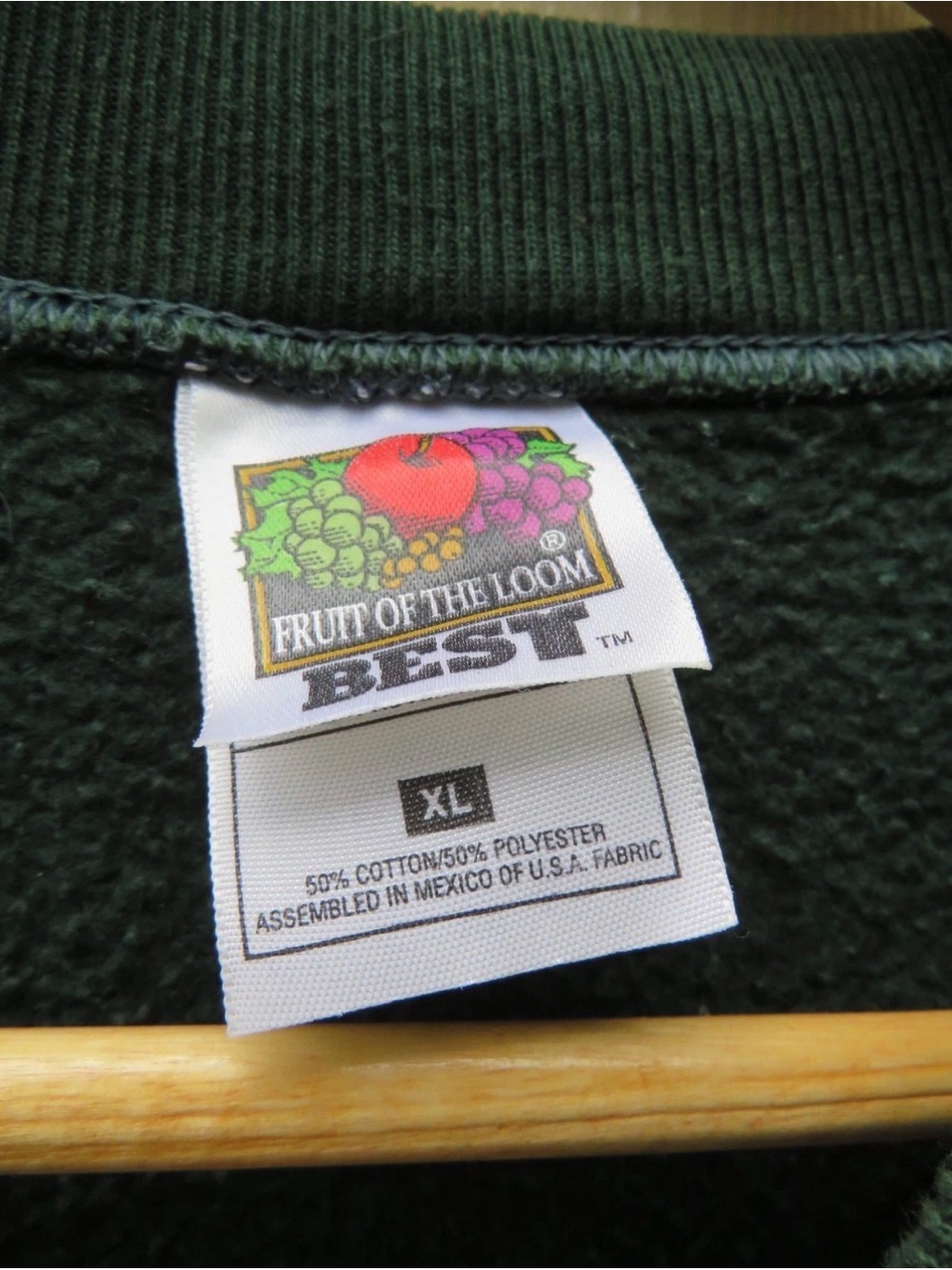 New Harbor Maine Green Crewneck Sweater XL - Picture 4 of 9